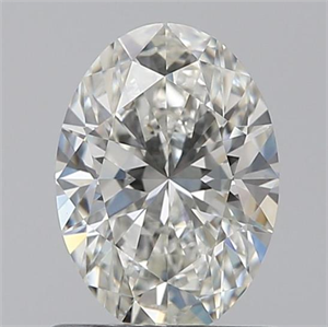 Picture of 0.80 Carats, Oval H Color, VVS1 Clarity and Certified by GIA