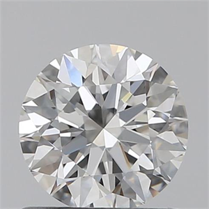 Picture of 0.71 Carats, Round with Excellent Cut, F Color, VVS2 Clarity and Certified by GIA