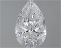 1.01 Carats, Pear D Color, SI2 Clarity and Certified by GIA