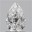 0.70 Carats, Pear E Color, VS2 Clarity and Certified by GIA