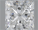 1.01 Carats, Princess G Color, SI1 Clarity and Certified by GIA