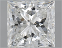 2.01 Carats, Princess H Color, SI2 Clarity and Certified by GIA
