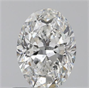 0.60 Carats, Oval G Color, SI1 Clarity and Certified by GIA