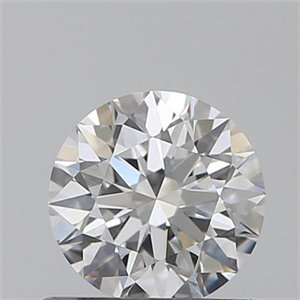 Picture of 0.52 Carats, Round with Excellent Cut, E Color, VS1 Clarity and Certified by GIA