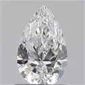 0.70 Carats, Pear D Color, VS2 Clarity and Certified by GIA