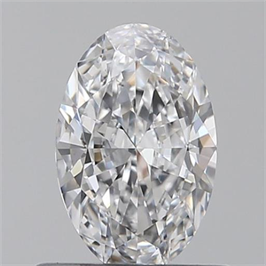 Picture of 0.50 Carats, Oval D Color, VS2 Clarity and Certified by GIA