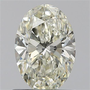 Picture of 0.71 Carats, Oval K Color, VVS1 Clarity and Certified by GIA