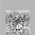 0.70 quilates, Princesa , Color D, claridad SI2 y certificado por GIA
