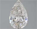 1.50 quilates, De pera , Color J, claridad VS2 y certificado por GIA