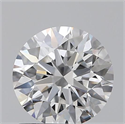 0.86 Carats, Round with Excellent Cut, E Color, VVS1 Clarity and Certified by GIA