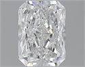 1.50 Carats, Radiant E Color, SI1 Clarity and Certified by GIA