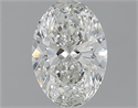 1.01 Carats, Oval H Color, SI2 Clarity and Certified by GIA