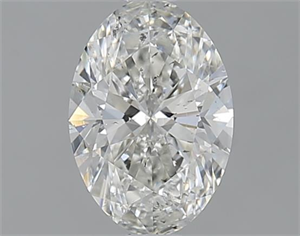 Picture of 1.01 Carats, Oval H Color, SI2 Clarity and Certified by GIA