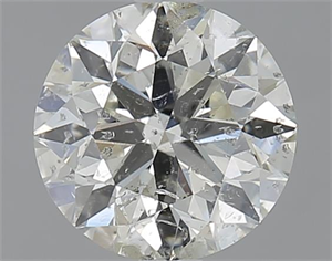 Foto 1.50 quilates, Redondo Ideal, Color I, claridad SI2 y certificado por GIA de