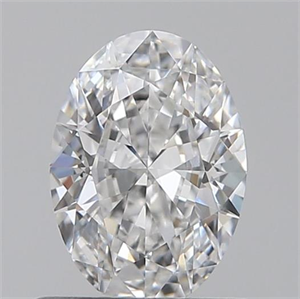 Picture of 0.60 Carats, Oval D Color, VVS2 Clarity and Certified by GIA