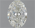 0.82 quilates, Ovalado , Color J, claridad SI1 y certificado por GIA