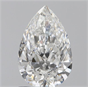 0.80 Carats, Pear F Color, VS1 Clarity and Certified by GIA