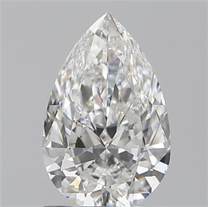 Picture of 0.80 Carats, Pear F Color, VS1 Clarity and Certified by GIA