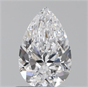 0.70 Carats, Pear D Color, VVS2 Clarity and Certified by GIA