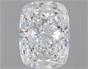 1.51 Carats, Cushion D Color, SI1 Clarity and Certified by GIA