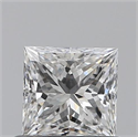0.61 quilates, Princesa , Color E, claridad VVS2 y certificado por GIA