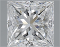 1.01 Carats, Princess E Color, VS2 Clarity and Certified by GIA