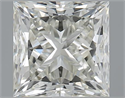 1.70 Carats, Princess I Color, VVS2 Clarity and Certified by GIA