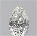 0.50 Carats, Pear H Color, VS2 Clarity and Certified by GIA
