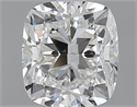 1.51 Carats, Cushion G Color, SI1 Clarity and Certified by GIA