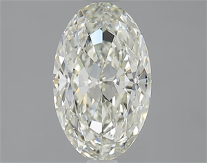 Picture of 1.50 Carats, Oval J Color, IF Clarity and Certified by GIA
