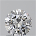 0.70 Carats, Round with Excellent Cut, D Color, VS2 Clarity and Certified by GIA