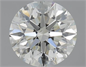 1.00 Carats, Round with Excellent Cut, K Color, SI1 Clarity and Certified by GIA