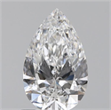0.70 Carats, Pear D Color, VS1 Clarity and Certified by GIA