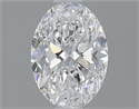 0.70 Carats, Oval D Color, VS1 Clarity and Certified by GIA