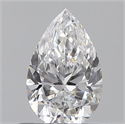 0.54 quilates, De pera , Color D, claridad VS2 y certificado por GIA