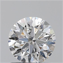 0.80 Carats, Round with Excellent Cut, E Color, SI2 Clarity and Certified by GIA