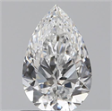 0.71 Carats, Pear E Color, VVS2 Clarity and Certified by GIA
