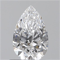 0.51 Carats, Pear D Color, VVS1 Clarity and Certified by GIA