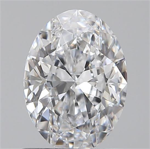 Picture of 0.80 Carats, Oval D Color, VVS2 Clarity and Certified by GIA