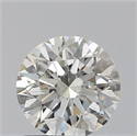 0.90 Carats, Round with Excellent Cut, K Color, SI2 Clarity and Certified by GIA