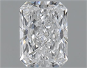0.70 Carats, Radiant D Color, VS1 Clarity and Certified by GIA