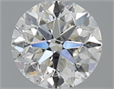 1.01 Carats, Round with Very Good Cut, H Color, SI2 Clarity and Certified by GIA