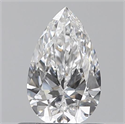 0.50 Carats, Pear D Color, VS1 Clarity and Certified by GIA