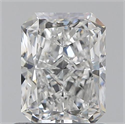 0.90 Carats, Radiant F Color, VS2 Clarity and Certified by GIA