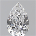 0.50 Carats, Pear D Color, VVS2 Clarity and Certified by GIA