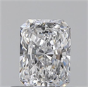 0.50 quilates, Radiante , Color D, claridad VVS1 y certificado por GIA