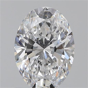 Picture of 0.70 Carats, Oval D Color, VS1 Clarity and Certified by GIA