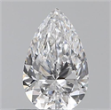 0.50 quilates, De pera , Color D, claridad VS2 y certificado por GIA