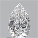 0.50 Carats, Pear D Color, VS1 Clarity and Certified by GIA