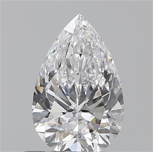 Picture of 0.50 Carats, Pear D Color, VVS1 Clarity and Certified by GIA